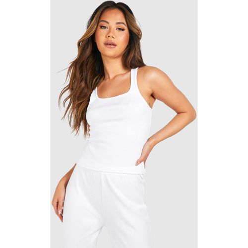 Débardeur Côtelé Premium - 34 - boohoo - Modalova