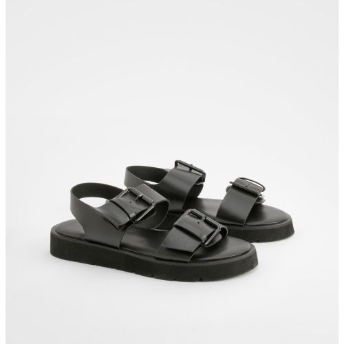 Sandales Compensées À Boucles - 36 - boohoo - Modalova