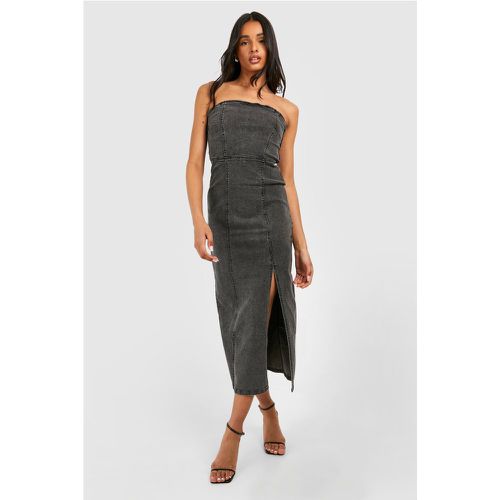 Tall" - Robe Mi-Longue Fendue Sur Le Côté - 38 - boohoo - Modalova