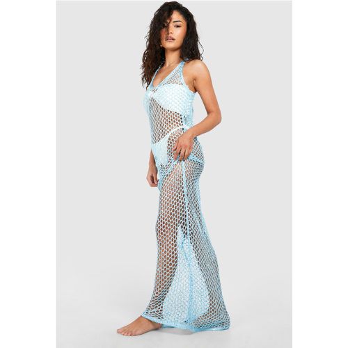 Petite" - Robe De Plage Longue En Crochet - M - boohoo - Modalova