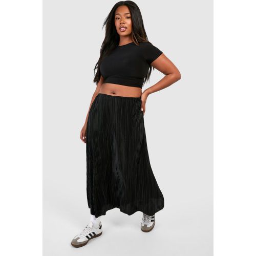 Grande Taille - Jupe Longue Plissée - 44 - boohoo - Modalova