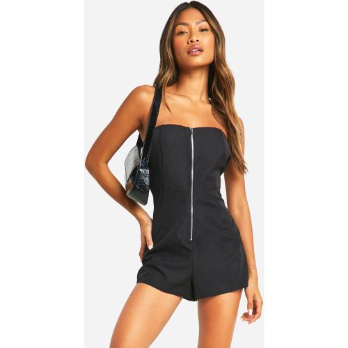 Combishort Ample Zippé - 36 - boohoo - Modalova