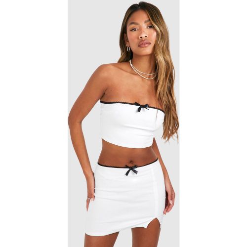 Top Bandeau À Nœud - 36 - boohoo - Modalova