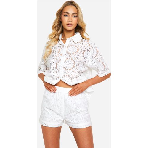 Short En Dentelle - 44 - boohoo - Modalova