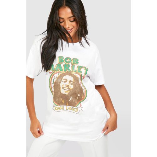 T-Shirt Oversize À Imprimé Bob Marley One Love - L - boohoo - Modalova