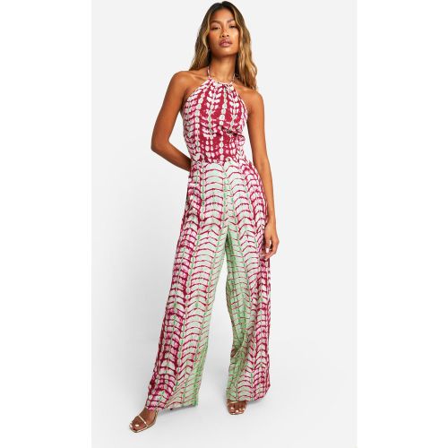 Combinaison Dos Nu Tie Dye - 38 - boohoo - Modalova