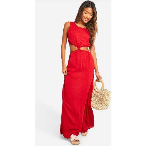 Robe Longue Nouée À L'Avant - 38 - boohoo - Modalova