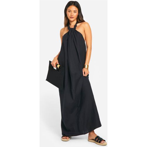 Robe Longue - Noir - 36, Noir - boohoo - Modalova