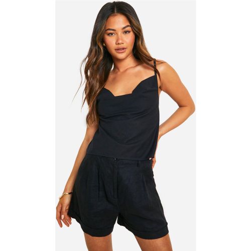 Crop Top À Col Bénitier - 38 - boohoo - Modalova