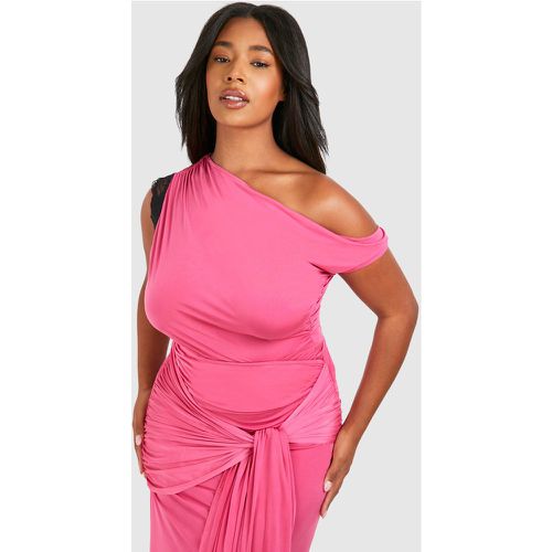 Grande Taille - Top Asymétrique À Détails En Dentelle - 46 - boohoo - Modalova