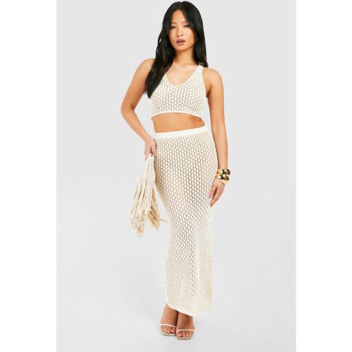 Petite" - Jupe Longue En Crochet - Xl - boohoo - Modalova