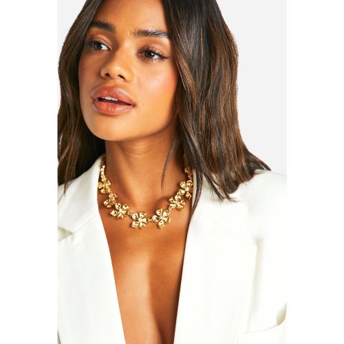 Collier Fleuri À Ornements - One Size - boohoo - Modalova