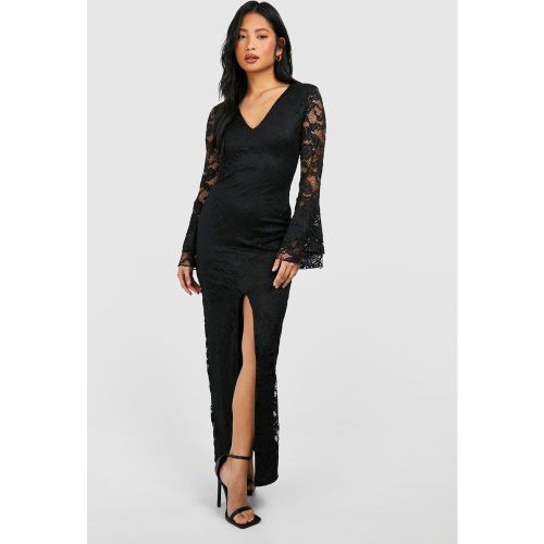 Petite" - Robe Mi-Longue En Dentelle - 42 - boohoo - Modalova