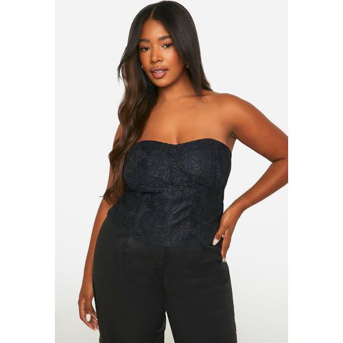 Grande Taille - Corset En Dentelle - 46 - boohoo - Modalova