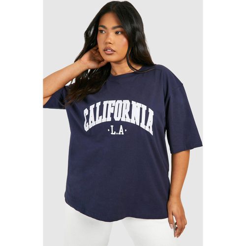 Grande Taille - T-Shirt Oversize À Slogan California - boohoo - Modalova