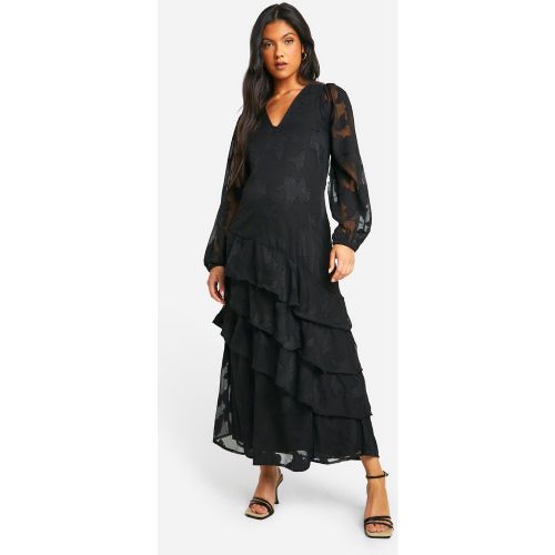 Maternité - Robe De Grossesse Mi-Longue Fleurie - 36 - boohoo - Modalova