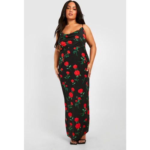 Grande Taille - Robe Nuisette Fleurie - 56 - boohoo - Modalova