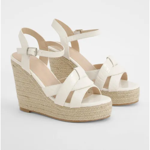 Chaussures Compensées Torsadées - 40 - boohoo - Modalova