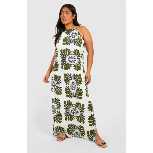 Grande Taille - Robe Longue À Imprimé Bandana - 44 - boohoo - Modalova