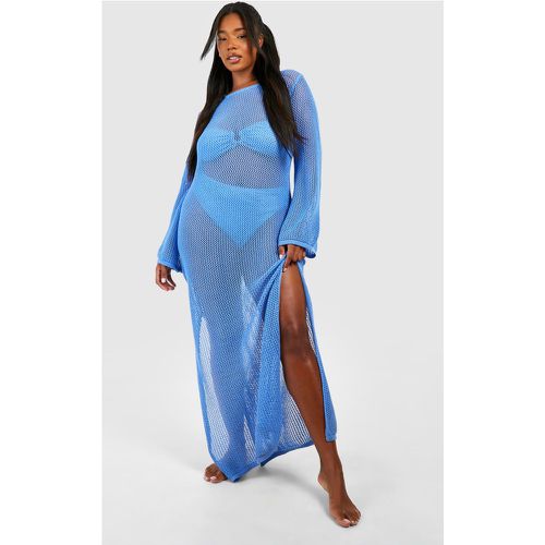 Grande Taille - Robe Longue De Plage En Crochet - 50 - boohoo - Modalova