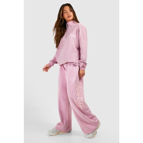 Jogging Large Oversize Délavé - S - boohoo - Modalova