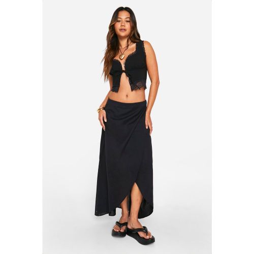 Jupe Longue - Noir - 34, Noir - boohoo - Modalova