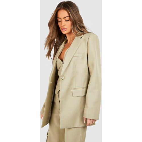 Blazer Texturé Large - 40 - boohoo - Modalova