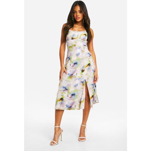 Robe Mi-Longue Fleurie - 36 - boohoo - Modalova