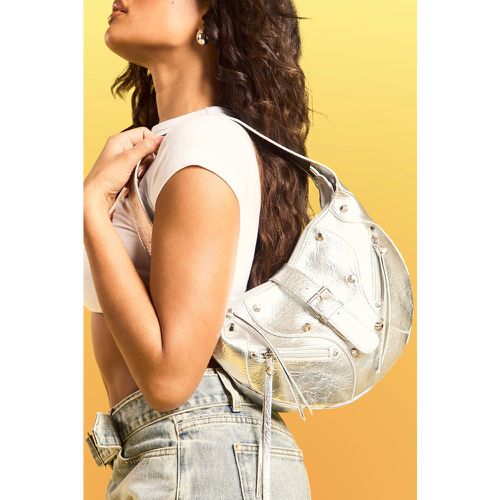 Western Style Buckle Shoulder Bag - - boohoo - Modalova