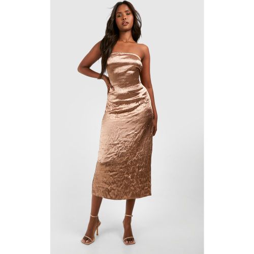 Robe Mi-Longue Satinée - 36 - boohoo - Modalova