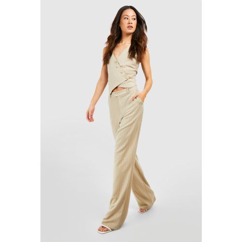 Tall" - Pantalon Large De Costume À Rayures - 46 - boohoo - Modalova