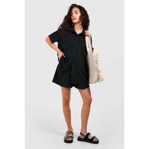 Petite" - Short Texturé - 34 - boohoo - Modalova