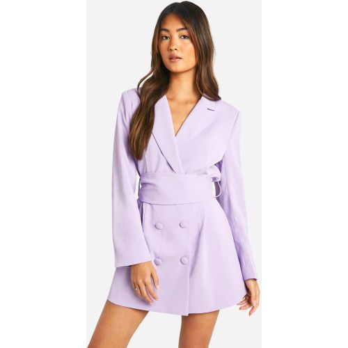 Robe Blazer Nouée - 34 - boohoo - Modalova