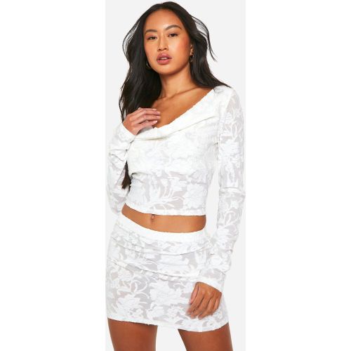 Mini-Jupe Fleurie - 34 - boohoo - Modalova