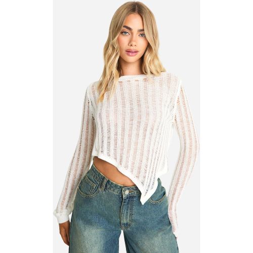 Pull Asymétrique À Découpes - M - boohoo - Modalova