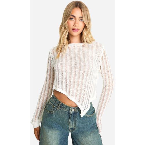 Pull Asymétrique À Découpes - S - boohoo - Modalova