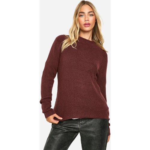 Pull Court En Maille Douce - M - boohoo - Modalova