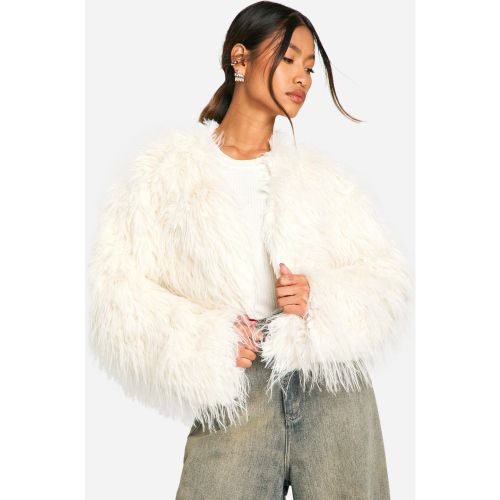 Veste Courte En Synthétique - 40 - boohoo - Modalova