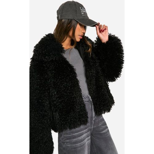 Manteau En Synthétique Douce - 36 - boohoo - Modalova