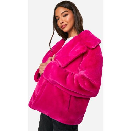 Veste Mi-Longue En Synthétique - 36 - boohoo - Modalova