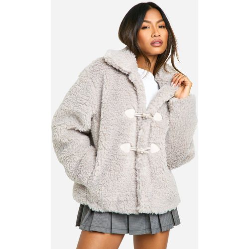 Manteau En Fausse Fourrure - 38 - boohoo - Modalova