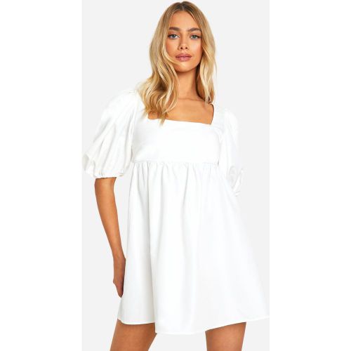 Robe Courte Nouée À Manches Larges - 40 - boohoo - Modalova