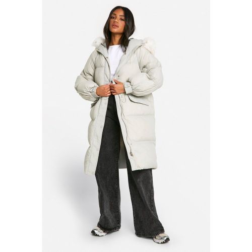 Parka Matelassée À Capuche En Synthétique - 36 - boohoo - Modalova