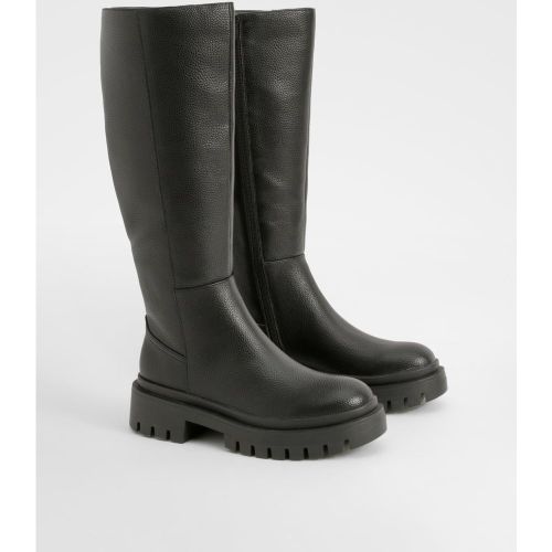 Bottes Hautes À Plateforme - 37 - boohoo - Modalova