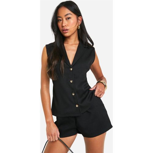 Gilet Texturé Noué Dans Le Dos - 34 - boohoo - Modalova