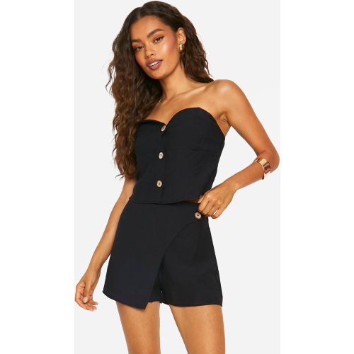 Jupe-Short Cache-Cœur - 34 - boohoo - Modalova