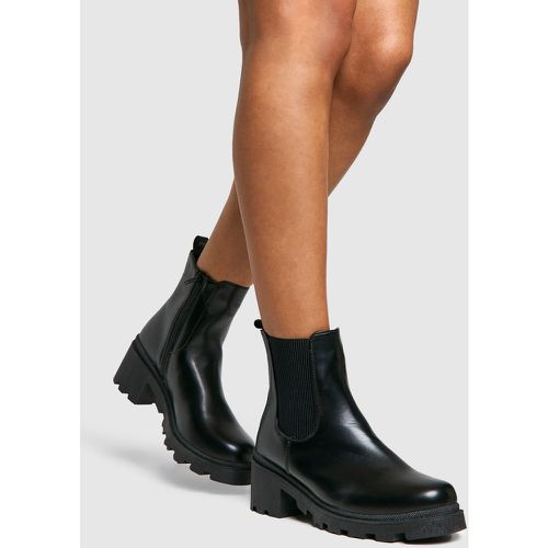 Bottes Chelsea À Petit Talon - Pointure Large - 37 - boohoo - Modalova