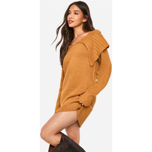 Robe Pull Oversize À Épaules Dénudées - M - boohoo - Modalova