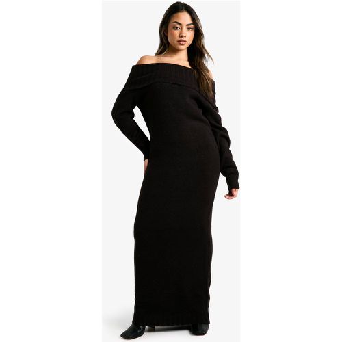 Robe Pull Oversize Premium À Col Bateau - L - boohoo - Modalova