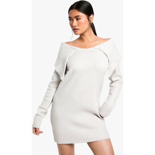 Robe Pull Oversize À Épaules Dénudées - M - boohoo - Modalova